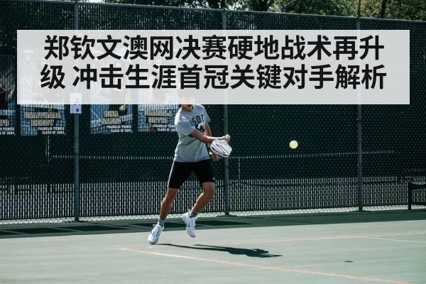 hard court tennis action